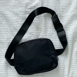 Black crossbody bag